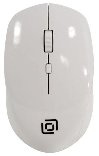 Мышь беспроводная Oklick 565MW glossy, 1600dpi, оптическая светодиодная, USB, белый (1103666)