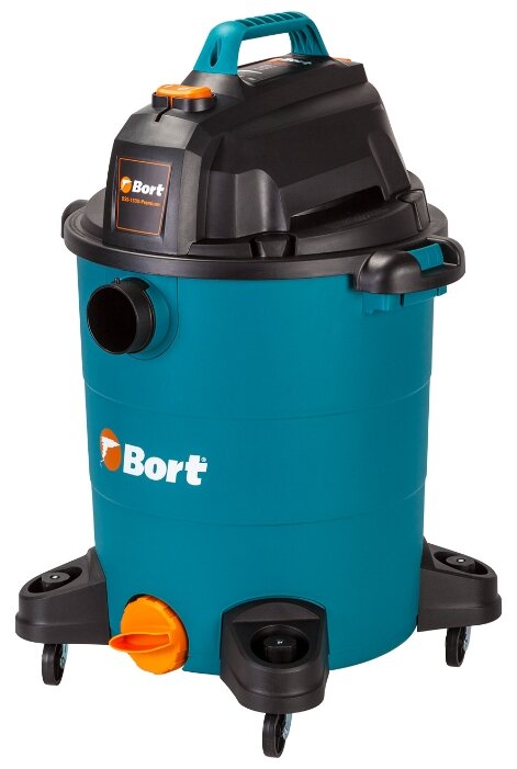 

Строительный пылесос Bort BSS-1530-Premium, сетевой, 1.5 кВт, влажная, сухая уборка, объем пылесборника 30 л, контейнер, мешок, диаметр шланга 4 см, длина шланга 2 м, встроенная розетка, 5.6 кг (93723460), BSS-1530-Premium