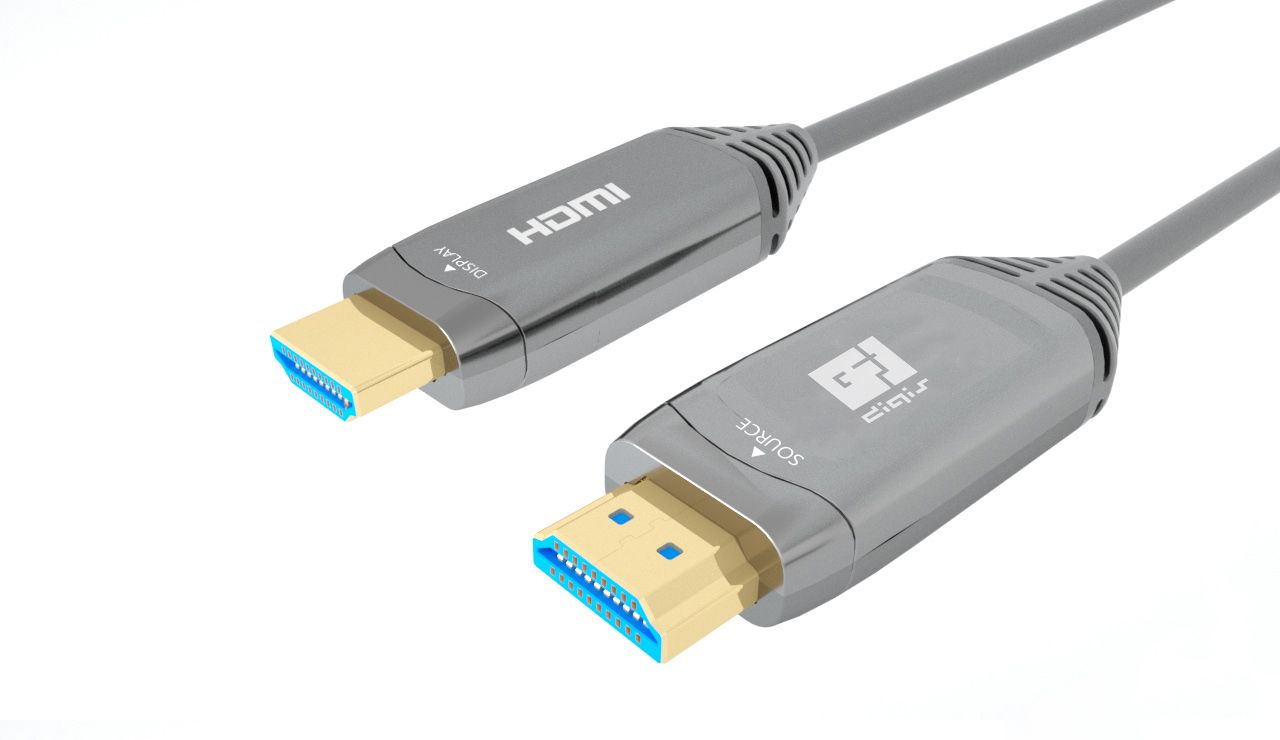 Кабель HDMI(19M)-HDMI(19M) v2.0 4K, 15 м Digis оптический (DSM-CH15-AOC)