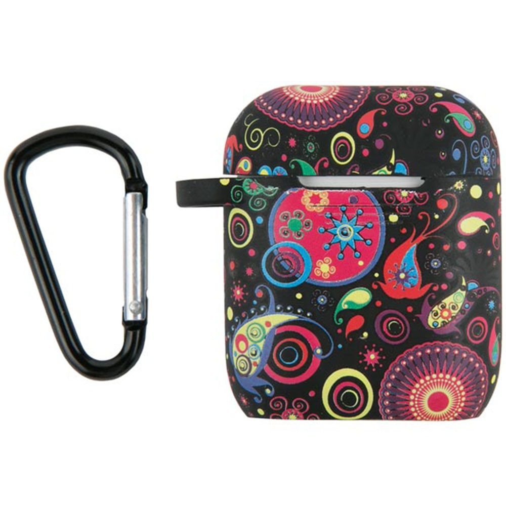 Чехол силиконовый Red Line Space Flower для зарядного кейса Airpods, дизайн 2 (УТ000017874)