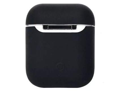 Чехол силиконовый Red Line для зарядного кейса AirPods, черный (УТ000017842)