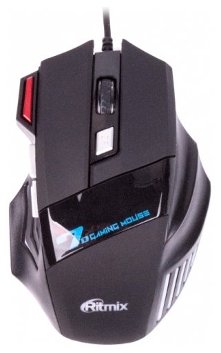 

Мышь проводная Ritmix ROM-345, 2400dpi, оптическая светодиодная, USB, черный, ROM-345
