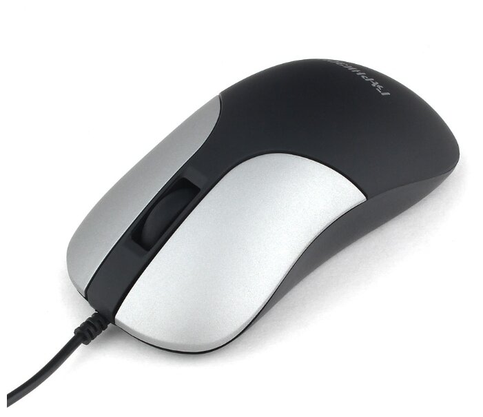 

Мышь проводная Гарнизон GM-215 Black-Silver USB, 1000dpi, оптическая светодиодная, USB, черный/серый, GM-215 Black-Silver USB