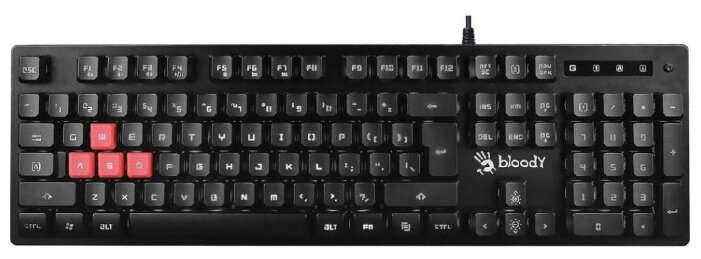 

Клавиатура проводная A4Tech B160N Gamer LED Black USB, мембранная, подсветка, USB, черный, B160N Gamer LED Black USB