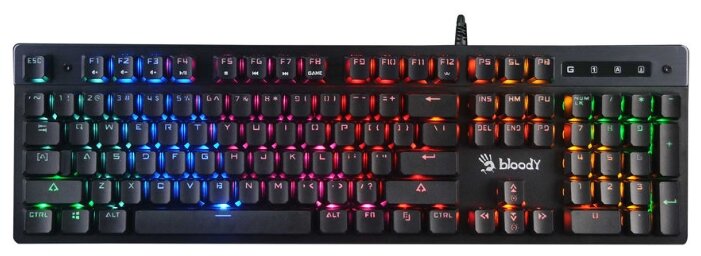 Клавиатура A4Tech Bloody B500N, USB, черный