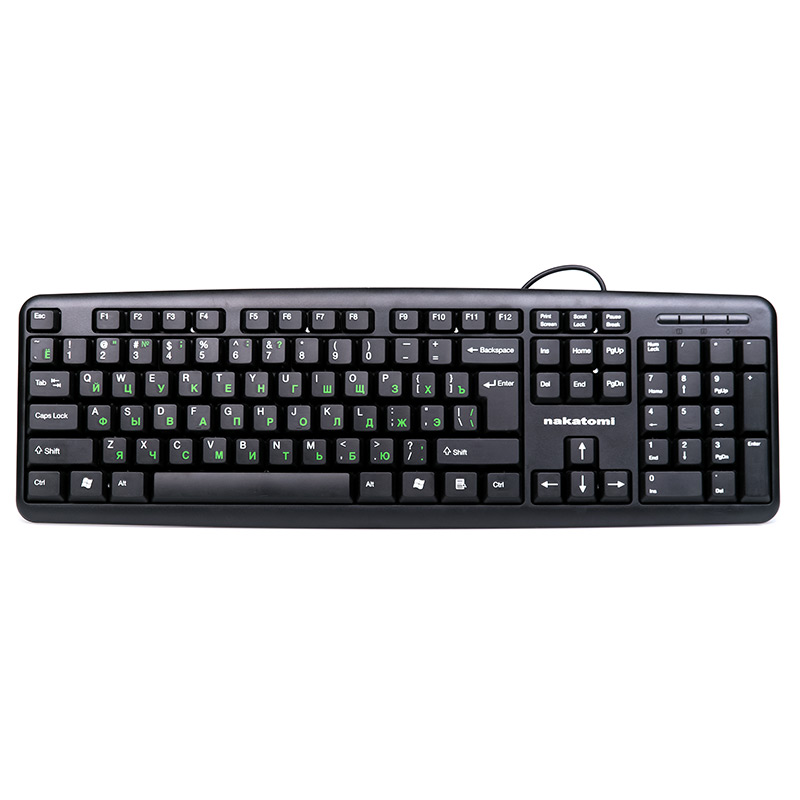 Клавиатура Nakatomi KN-02U, USB