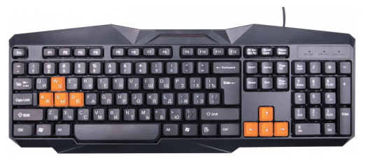 

Клавиатура проводная Ritmix RKB-152, мембранная, USB, черный, RKB-152