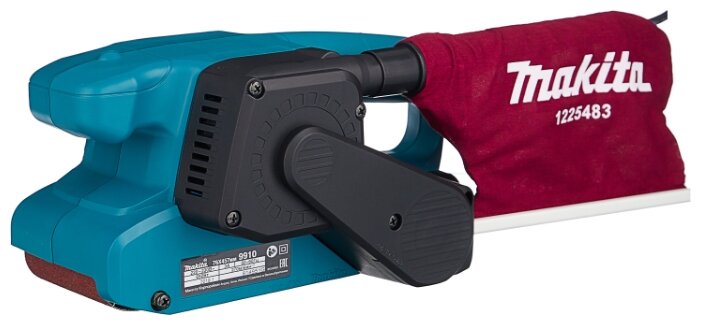 Ленточная шлифовальная машина Makita 9910, 650 Вт, 45.7 см x 7.6 см