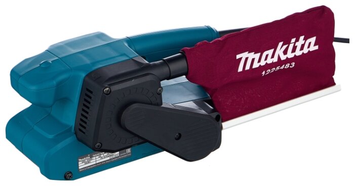 

Ленточная шлифовальная машина Makita 9911K, 650Вт, сетевая, размер ленты 457мм x 76мм, макс. скорость ленты 270 м/мин, пылесборник, кейс, 2.7кг, 9911K