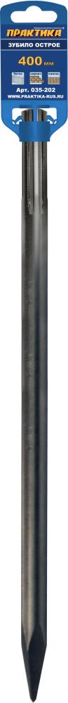 

Зубило пикообразное SDS-max, 40 см, 1 шт., Практика (035-202)