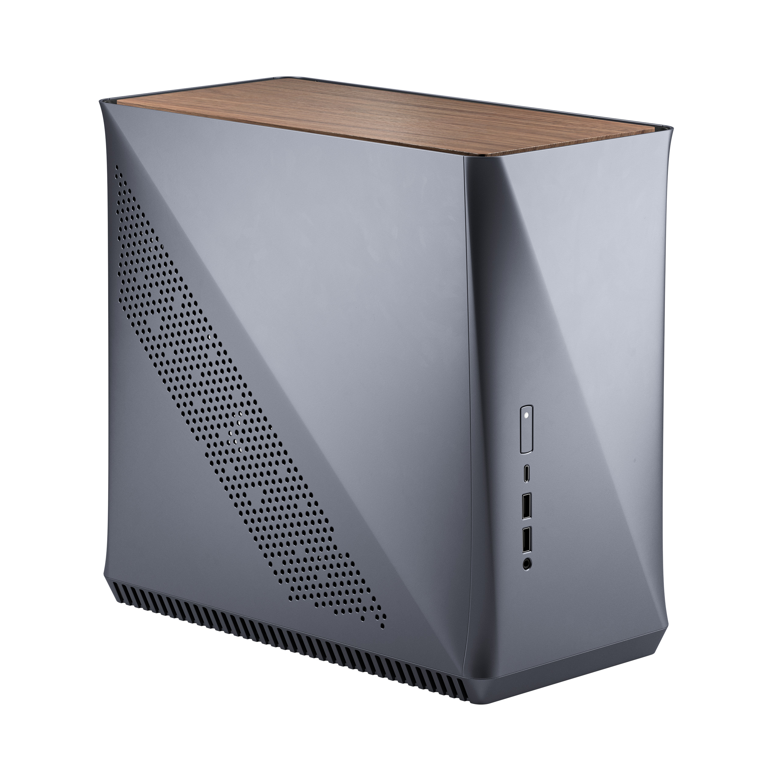 Корпус Fractal Design ERA ITX, mini-ITX, Mini-Tower, 2xUSB 3.0, USB Type-C, серый, Без БП (FD-CA-ERA-ITX-GY)