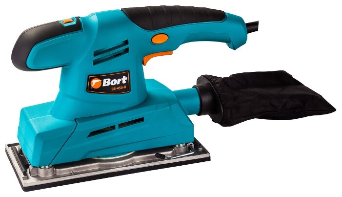 Вибрационная шлифмашина Bort BS-450-R, 12000 кол/мин