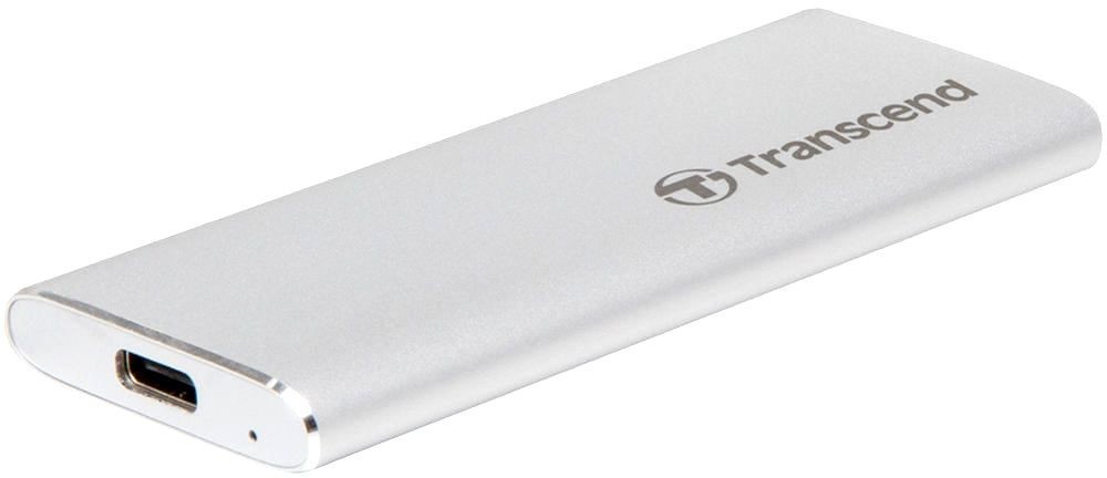 

Внешний твердотельный накопитель (SSD) Transcend 120Gb ESD240C, USB 3.1/Type-C, серебристый (TS120GESD240C), TS120GESD240C
