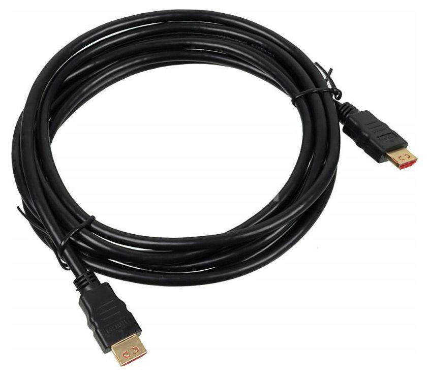 

Кабель HDMI(19M)-HDMI(19M) v1.4, 3 м, черный Buro