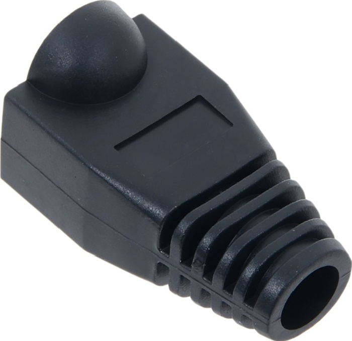 Колпачок изолирующий RJ-45, 1 шт. черный
