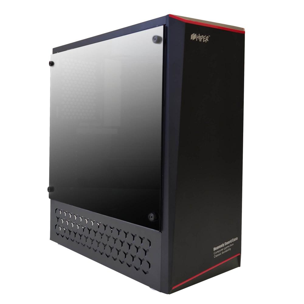 

Корпус HIPER HG-C101, ATX, Midi-Tower, USB 3.0, черный, Без БП, HG-C101