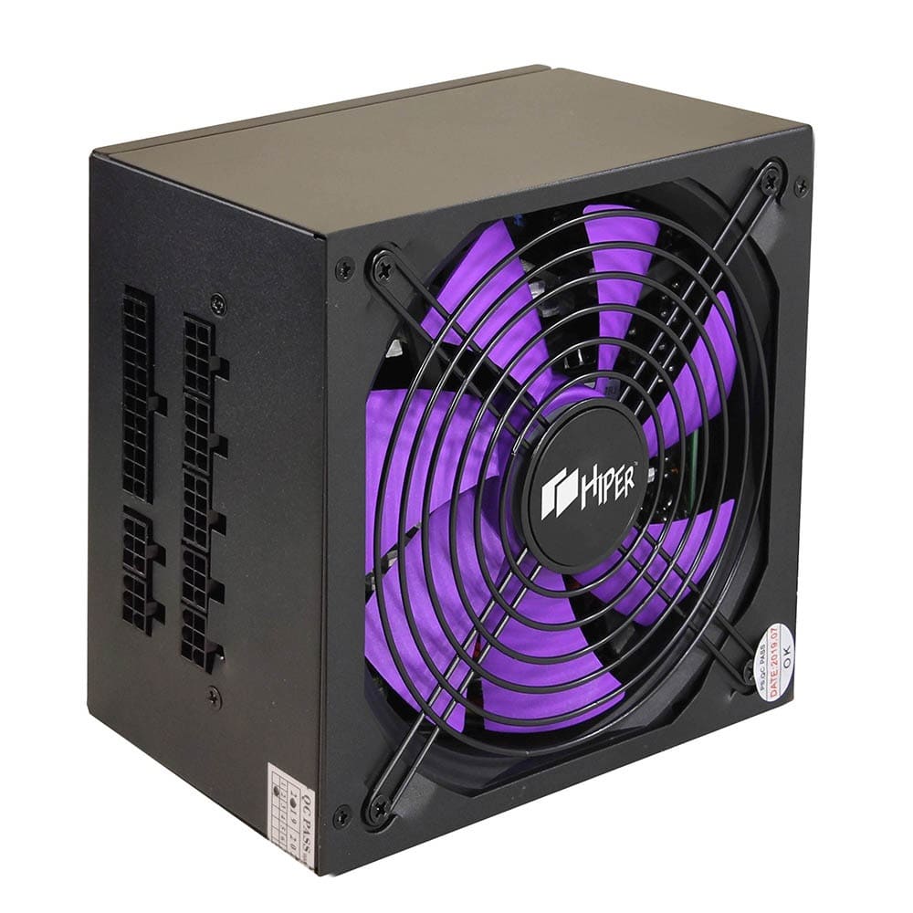 

Блок питания 800 Вт ATX HIPER HPB-800FM, 140 мм, 80 Plus Bronze, HPB-800FM