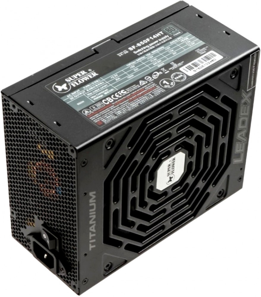 

Блок питания 850 Вт ATX Super Flower Power Supply Leadex Titanium, 140 мм, 80 Plus Titanium (SF-850F14HT), Power Supply Leadex Titanium