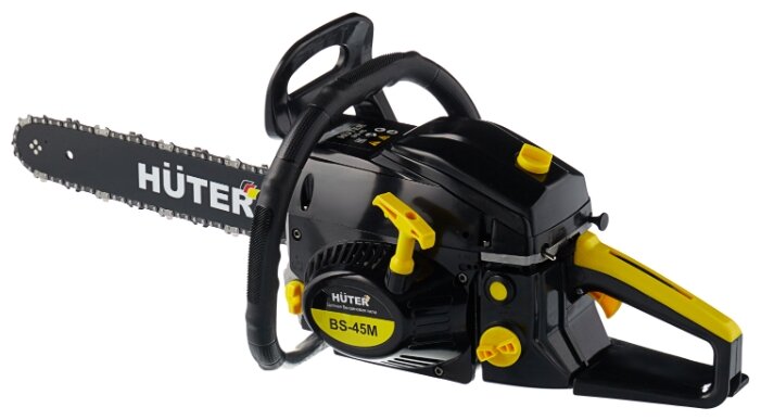 

Бензопила Huter BS-45M, 2300Вт, 3.1 л.с., бензиновая, шина 40 см, шаг 3/8 дюйма, емкость топливного бака 0.55 л, 7кг (70/6/4), BS-45M