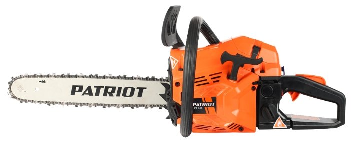 

Бензопила PATRIOT PT 445, 2200Вт, 2.9 л.с., бензиновая, шина 40 см, шаг 0.325 дюйма, емкость топливного бака 0.55 л, 4.8кг (220104445), PT 445