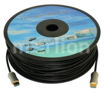 

Кабель HDMI(19M)-HDMI(19M) v2.0, 35 м, черный Fiber Optic