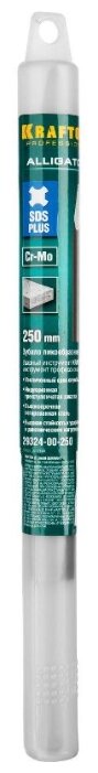 

Зубило пикообразное SDS-plus, 25 см, 1 шт., Kraftool Alligator (29324-00-250), Expert 29324-00-250 250 мм