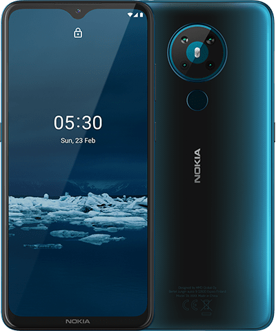 

Смартфон Nokia 5.3 3/64GB Dual Sim, 6.55" 1600x720 IPS, Qualcomm Snapdragon 665, 3Gb RAM, 64Gb, 3G/LTE, WiFi, BT, 4xCam, 2-Sim, 4000mAh, USB Type-C, Android 10, бирюзовый, 5.3 3/64GB Dual Sim