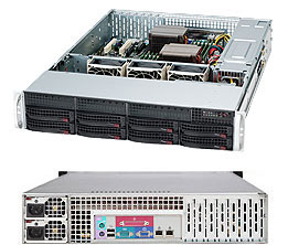 Корпус Supermicro 825TQC-R802LPB, E-ATX, 2U RM, 8x3.5 HS, Redundant 2x800W, черный (CSE-825TQC-R802LPB)