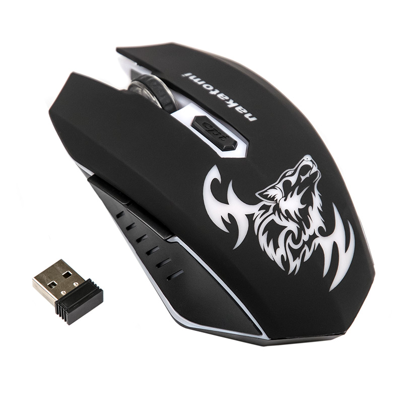 Мышь Nakatomi MROG-15U, USB, черный