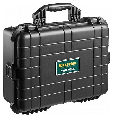 

Ящик 51 см x 40 см x 18.8 см, пластик, ручка, Kraftool Panzer (38251-20), Черный, Panzer