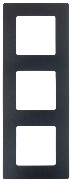 

Рамка Legrand Etika, горизонтальная и вертикальная, 3-поста, 6-модулей, антрацит (672583)
