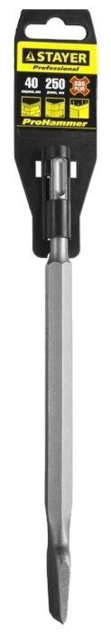 Зубило плоское SDS-plus, 25 см x 4 см, STAYER