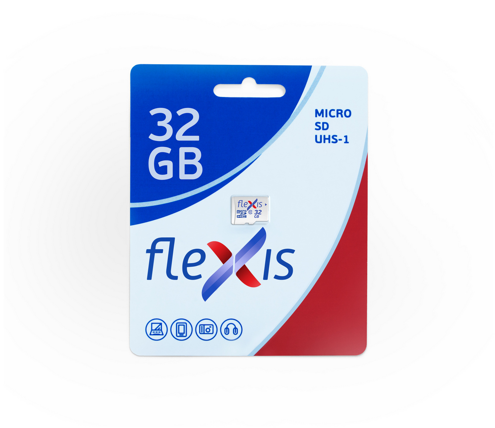 Карта памяти 32Gb microSDHC Flexis Class 10 UHS-I U1