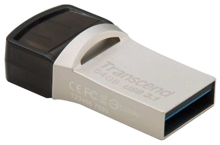 

Флешка 128Gb USB 3.1 Type-C Transcend JetFlash 890, бежевый (TS128GJF890S), JetFlash 890