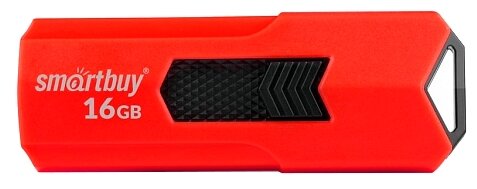 

Флешка 16Gb USB 3.0 SmartBuy Stream, красный (SB16GBST-R3), Stream