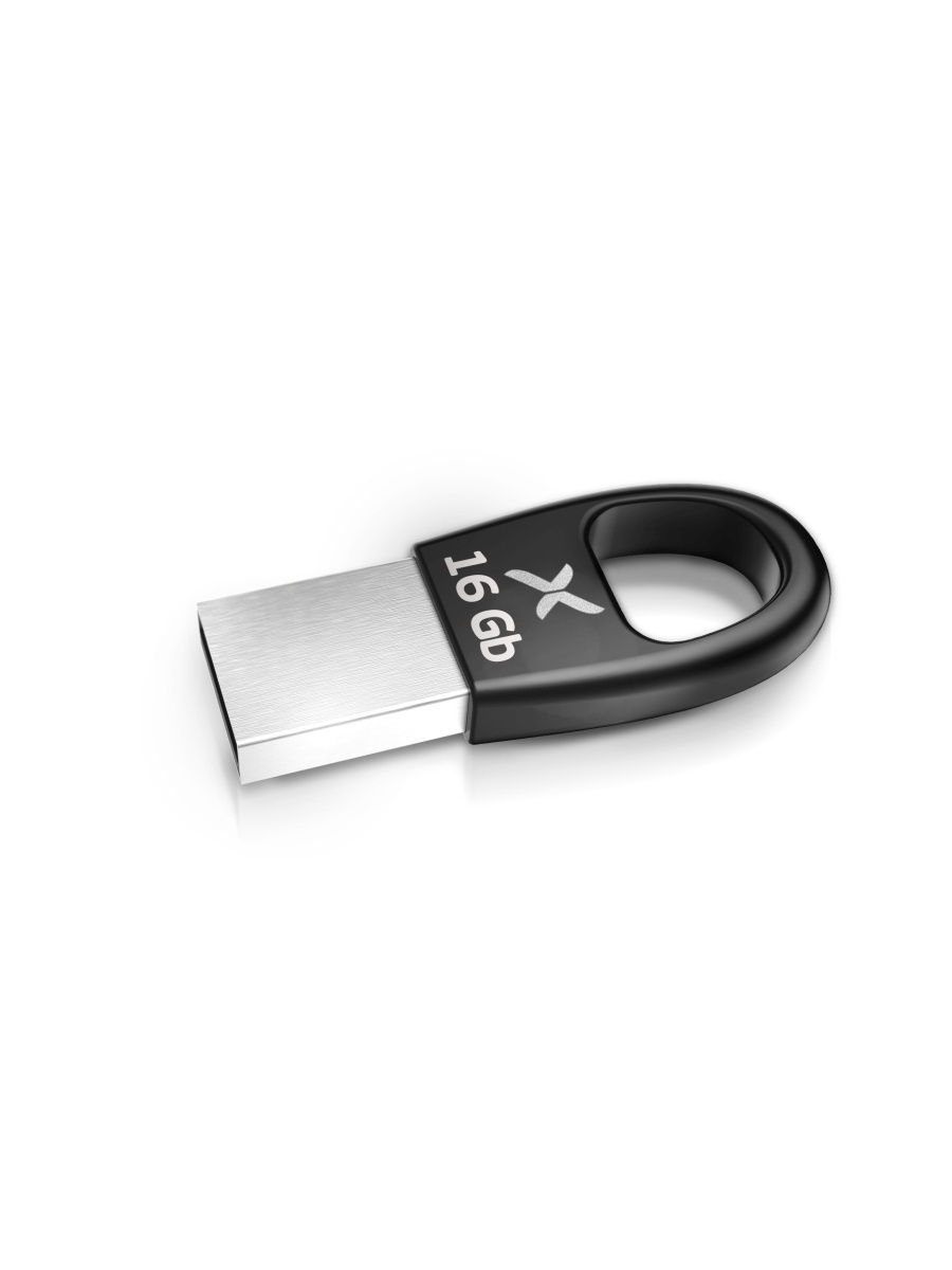 

Флешка 16Gb USB 2.0 Flexis RB-102, черный (FUB20016RB-102), RB-102