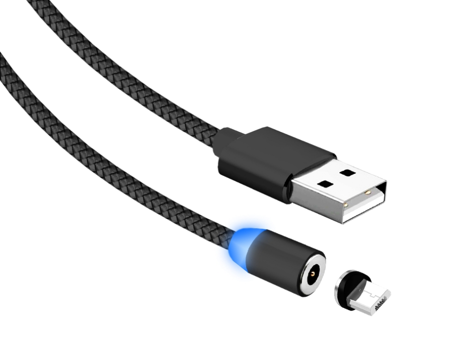 Кабель USB-Micro USB, 1 м, черный Jet.A