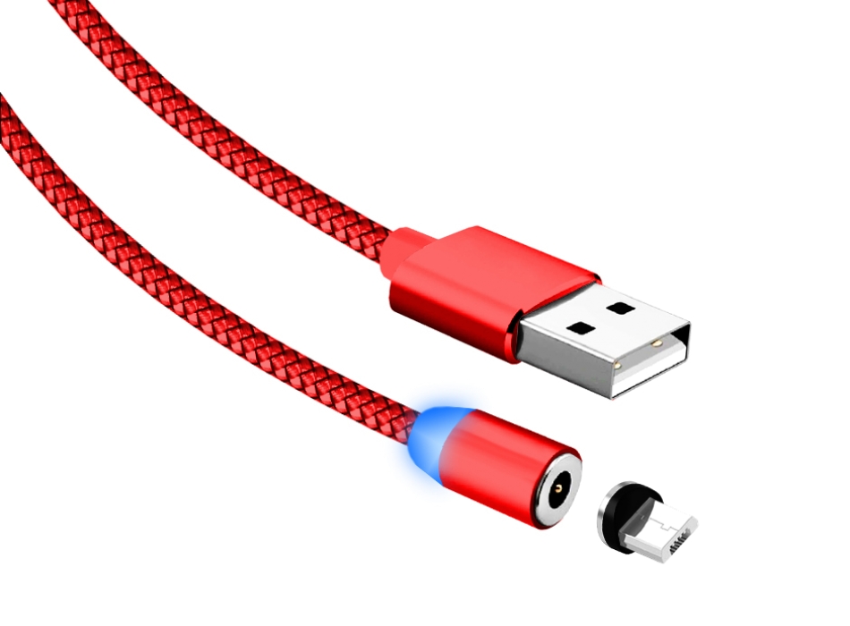

Кабель Jet.A USB2.0-micro USB 2.0, нейлон, 2A, магнитный, 2м, красный (JA-DC26 2m Red)