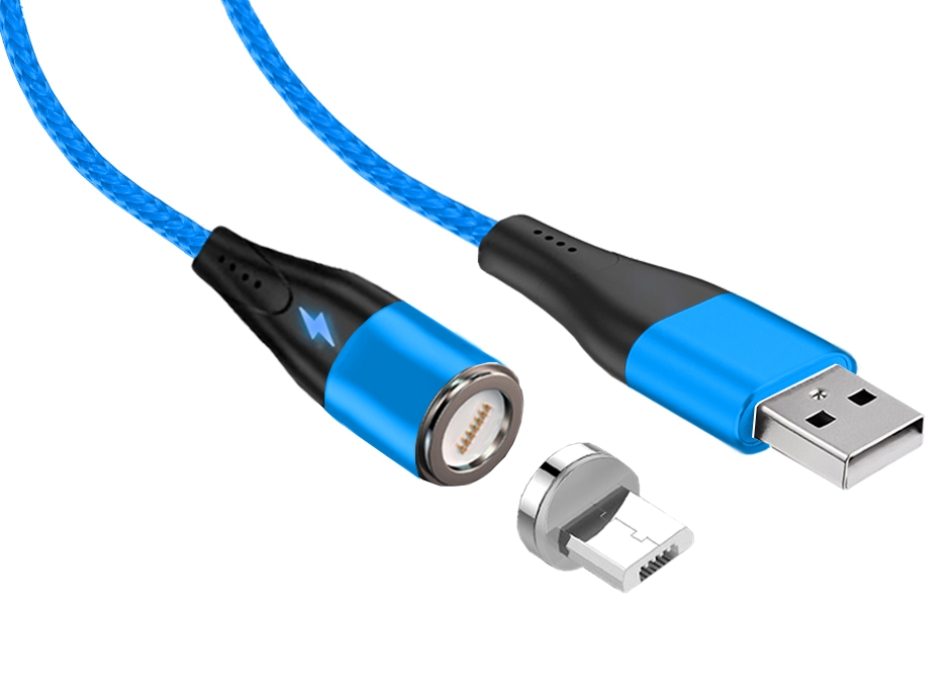

Кабель USB-Micro USB, 3A быстрая зарядка, 1м, синий Jet.A (JA-DC28 1m Blue)