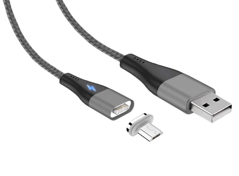 

Кабель USB-Micro USB, 3A быстрая зарядка, 1м, серый Jet.A (JA-DC29 1m Grey)