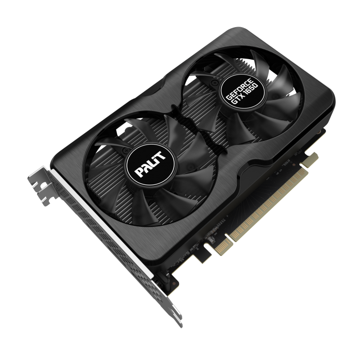 Видеокарта Palit NVIDIA GeForce GTX1650 Gaming Pro, 4Gb GDDR6, 128bit, PCI-E, HDMI, 2DP, Retail (NE6165001BG1-1175A) - фото 1