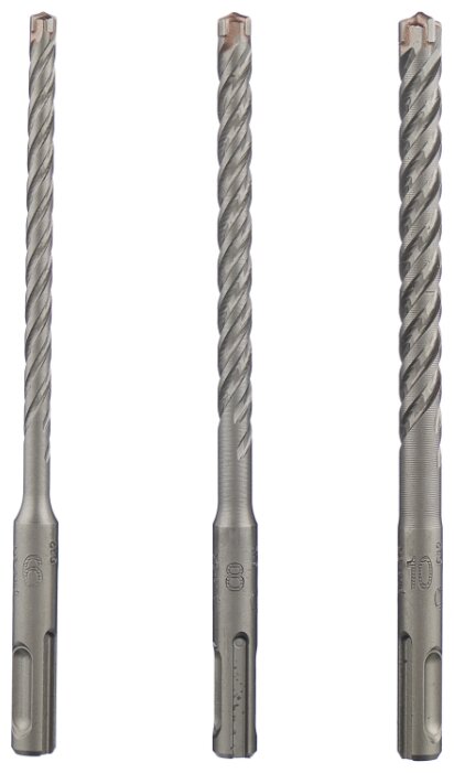 

Набор буров SDS plus, 6х100х160мм, 8х100х160мм, 10х100х160мм, 3шт. Bosch SDS plus-5X (2608833912)