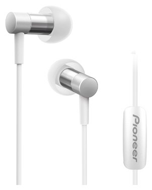 

Проводная гарнитура Pioneer SE-CH3T-S, jack 3.5 mm, белый/серебристый, SE-CH3T-S