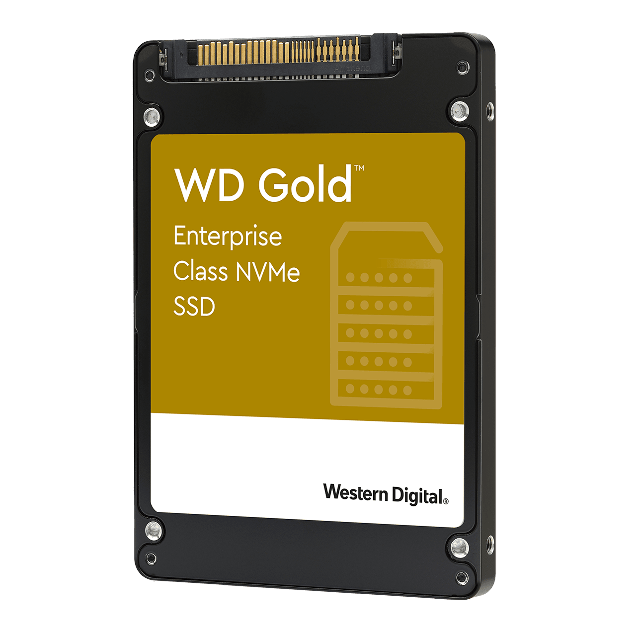 

Твердотельный накопитель (SSD) Western Digital 960Gb Gold, U.2 2.5", PCI-E, NVMe (WDS960G1D0D)