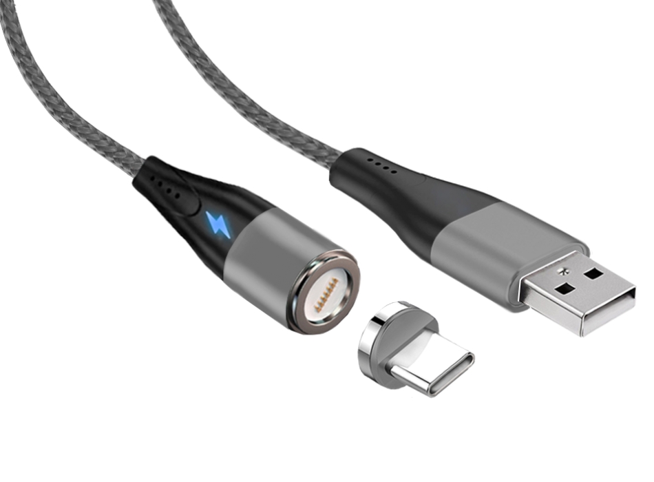 

Кабель USB 2.0(Am)-USB 2.0 Type-C(m), 3A быстрая зарядка, 1м Jet.A (JA-DC38 1m Grey)