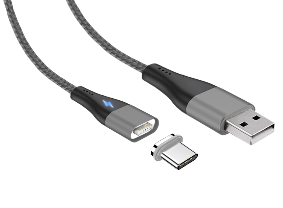 

Кабель USB-USB Type-C, 2A быстрая зарядка, 1м Jet.A (JA-DC39 1m Grey)