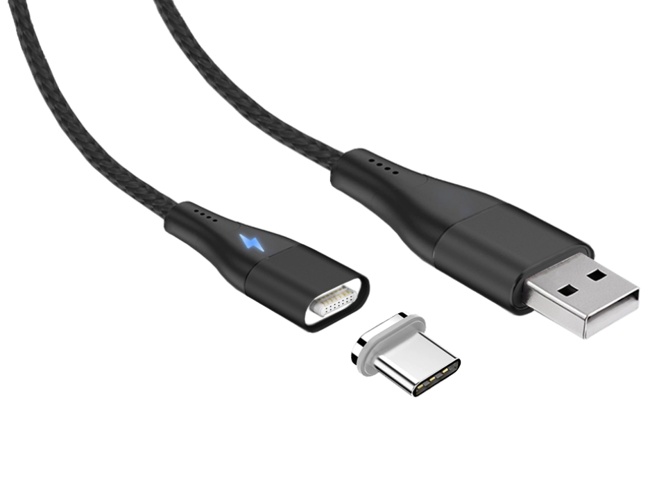 

Кабель USB 2.0(Am)-USB 2.0 Type-C(m), 3A быстрая зарядка, 1м, черный Jet.A (JA-DC39 1m Black)
