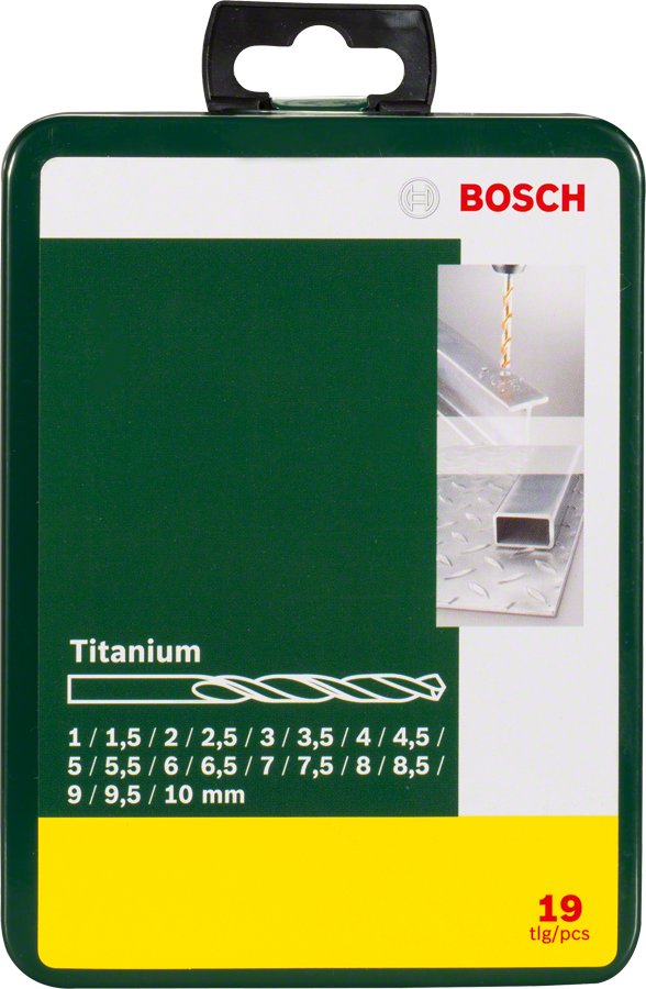 

Сверло, по металлу, Bosch Titanium, 19 шт. (2607019437)