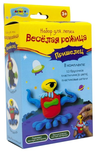 

Масса для лепки ALTACTO CLAY "Пришелец", 4 цвета, 120 г (ACL1502-002), "Пришелец"