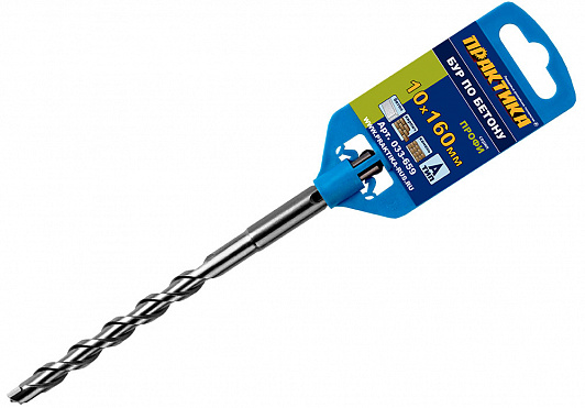 

Бур SDS plus ⌀10мм x 150мм/210мм ПРАКТИКА (036-438)